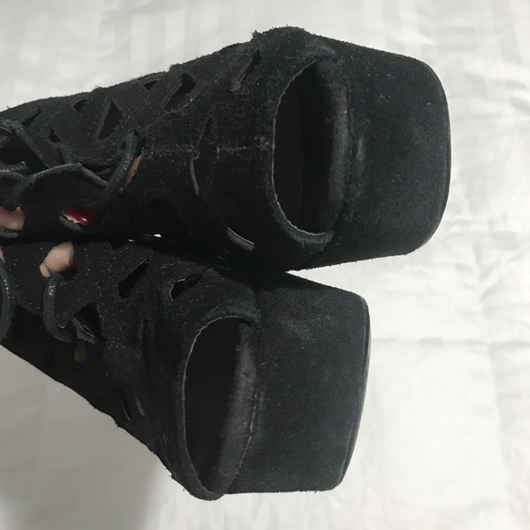 Steve Madden Daade Wedge Black - Picture 7 of 8